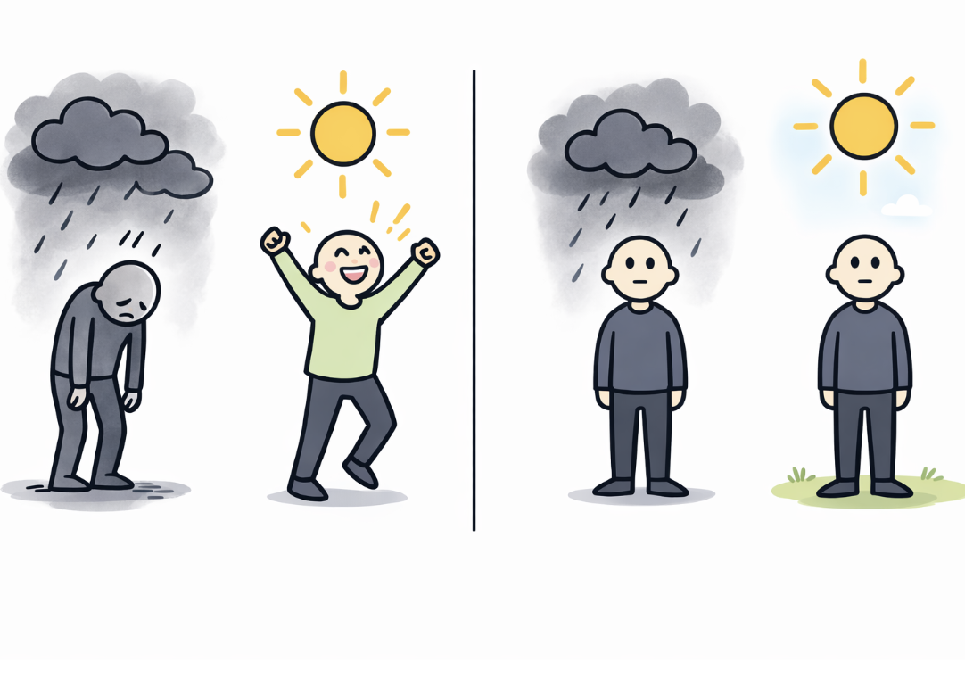 Différences de sensibilité à la lumière selon les personnes