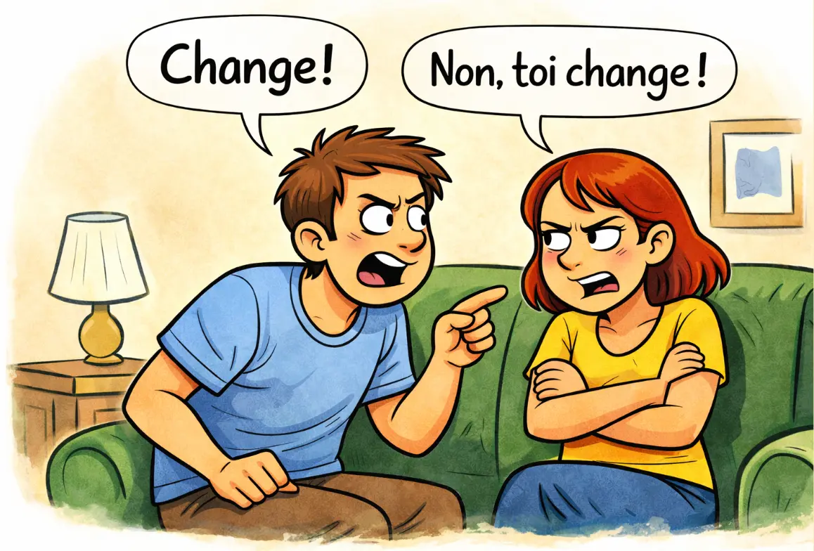 Disputes de couple — illustration